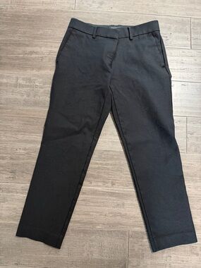 Ann Taylor Black Cropped Dress Pants